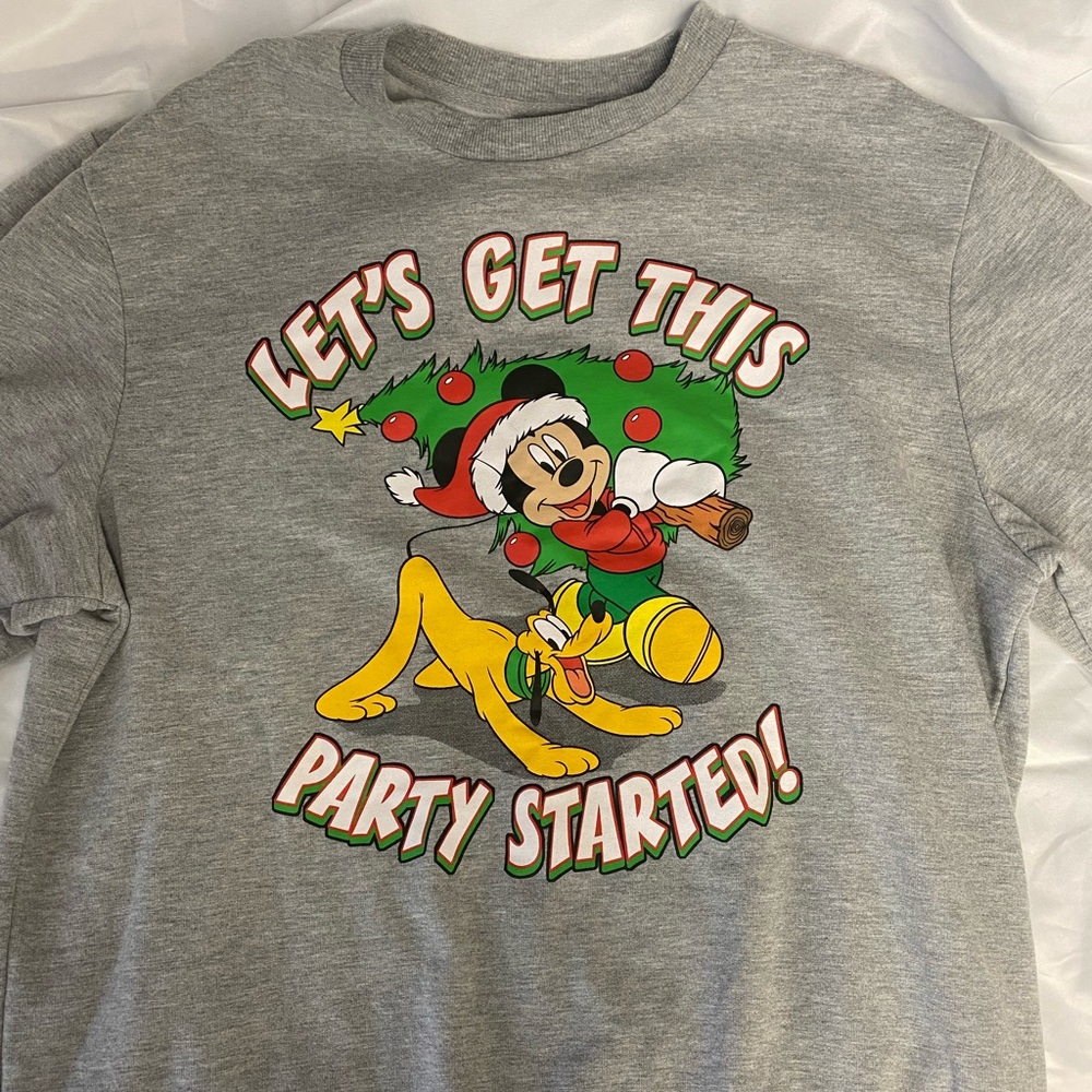 “LET’S GET THIS PARTY STARTED” - Disney Mickey Mouse Crewneck